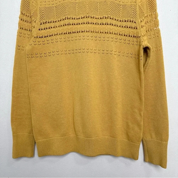 Banana Republic Womens Small  Pointelle Micro-Knit Turtleneck Sweater - Picture 6 of 16